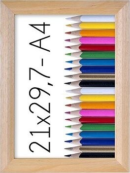 TRADAG Fotorámik 21 × 29,7 cm, hnedý