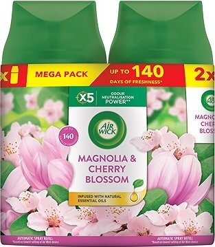 AIR WICK Freshmatic náplň DUO Kvety čerešní 2× 250 ml