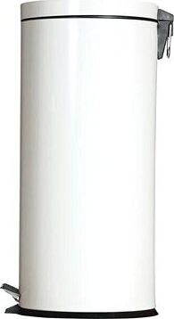 Gastro Kovový pedálový odpadkový kôš 30 l, biely