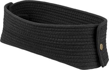 Gastro Knit-It Košík na pečivo, výška 100 mm, dĺžka 300 mm, šírka 150 mm, čierny