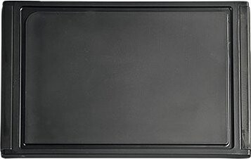 Gastro Doštička na krájanie plastová, so žliabkom na šťavu, čierna