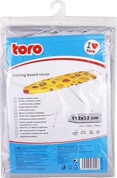 TORO Poťah na žehliacu dosku – nepriľnavý povrch, 32 × 112 cm