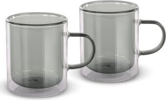 Lamart termopoháre Vaso LT9121 Set tea 350 ml, 2 ks, čierny