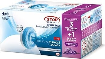 STOP VLHKOSTI Aero 360° – Náhradné náplne, levanduľa, 4× 450 g