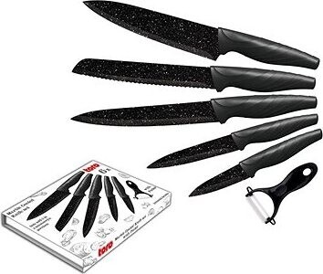 SADA NOŽOV 5 ks + ŠKRABKA