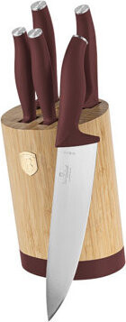BerlingerHaus Leonardo Collection Sada nožů s kulatým stojanem BAMBOO 6 ks