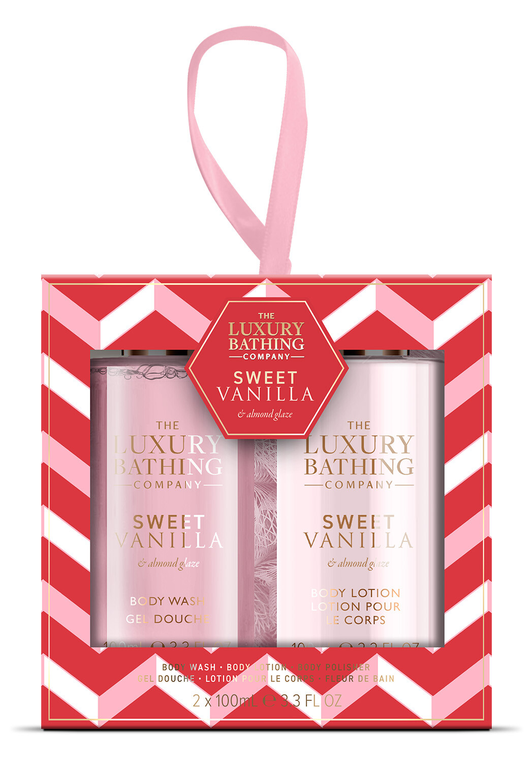 The Luxury Bathing Company Darčeková sada Vanilka & Mandle 3 ks