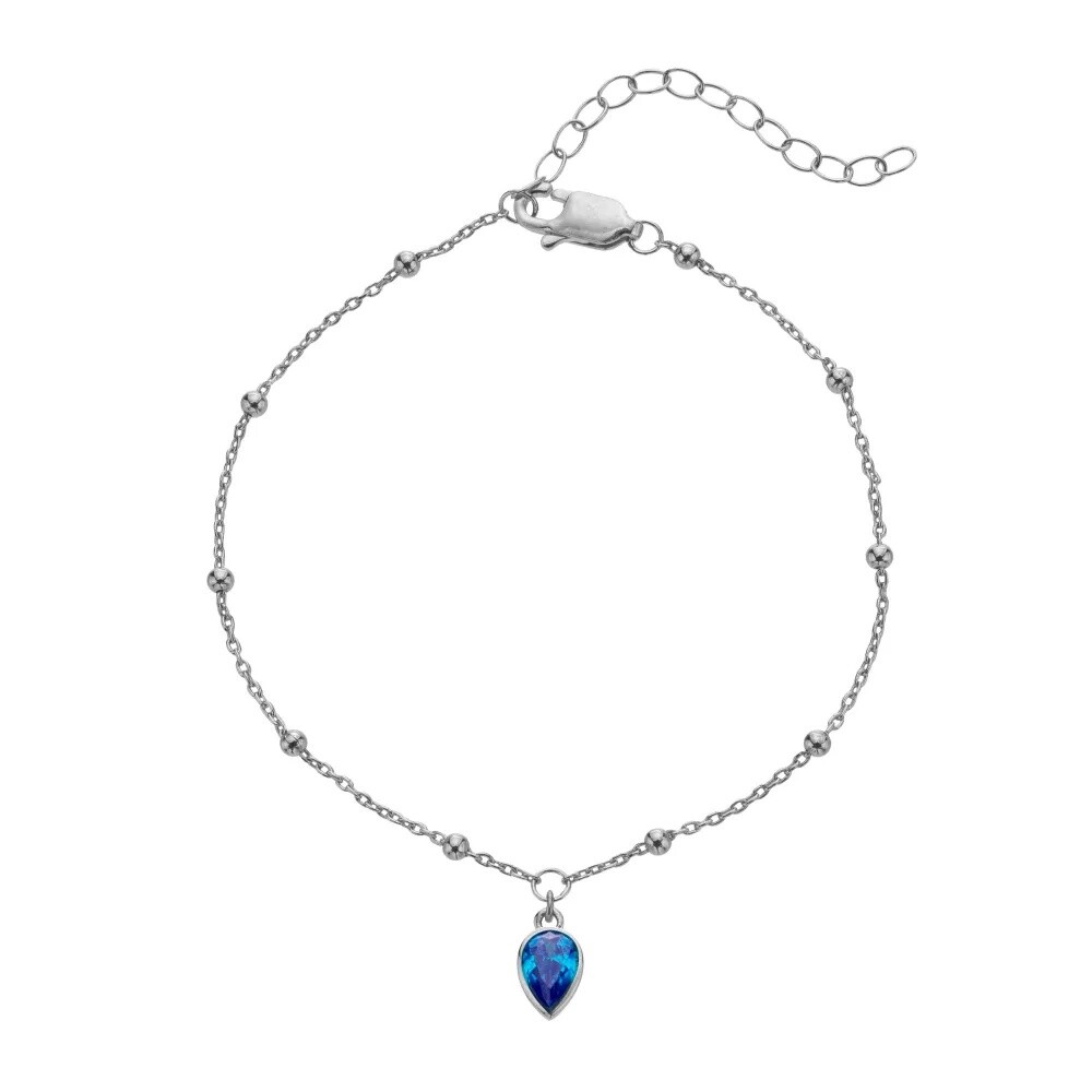 Hot Diamonds Strieborný náramok pre ženy narodené v decembri Silver Whisper SWB036