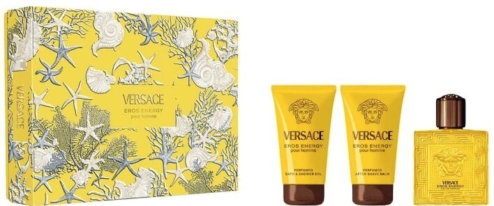 Versace Eros Energy - EDP 50 ml + sprchový gél 50 ml + balzam po holení 50 ml