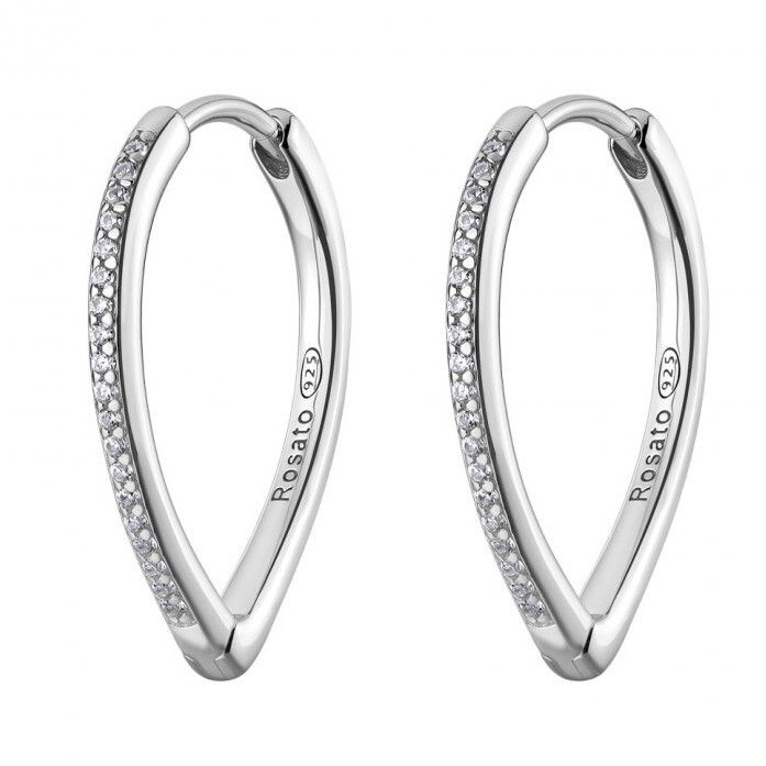 Rosato Očarujúce strieborné náušnice s čírymi zirkónmi Sofia RZSO27