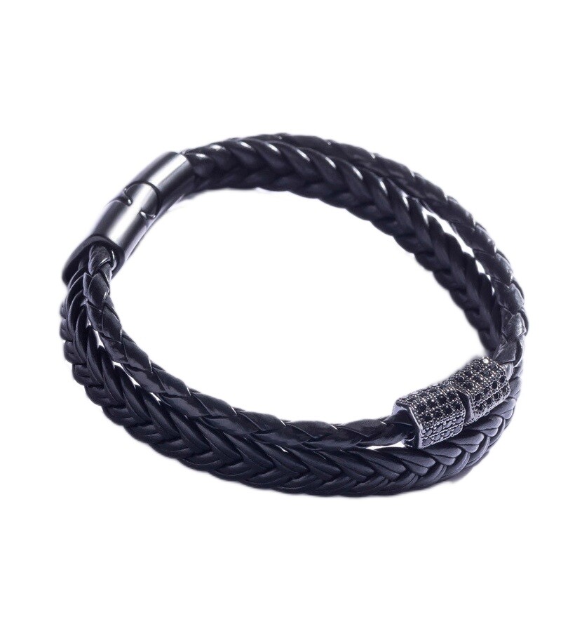 Marc Malone Pánsky dvojitý náramok pre mužov MCGB5051 22 cm