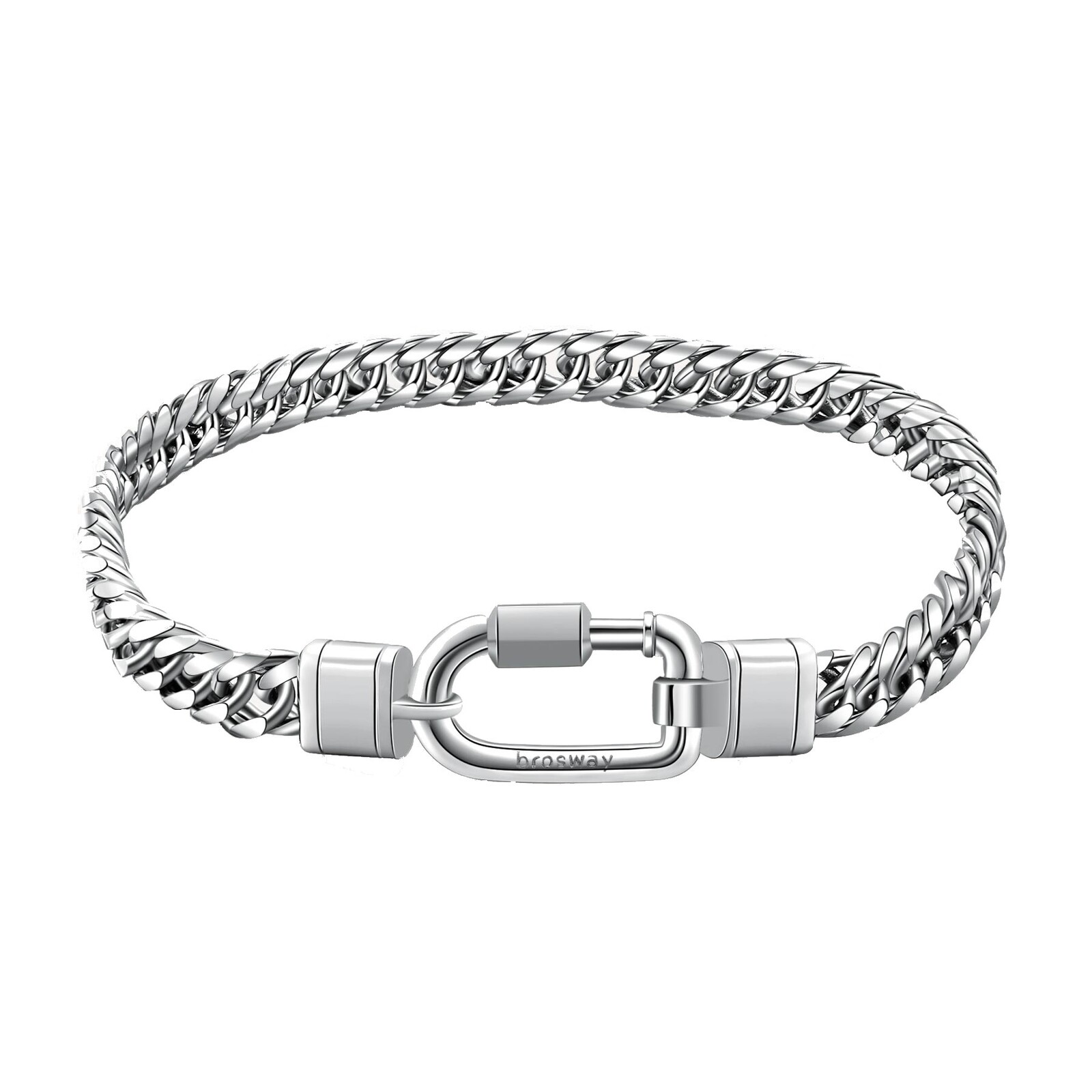 Brosway Slušivý oceľový retiazkový náramok Naxos BNX19 20 cm