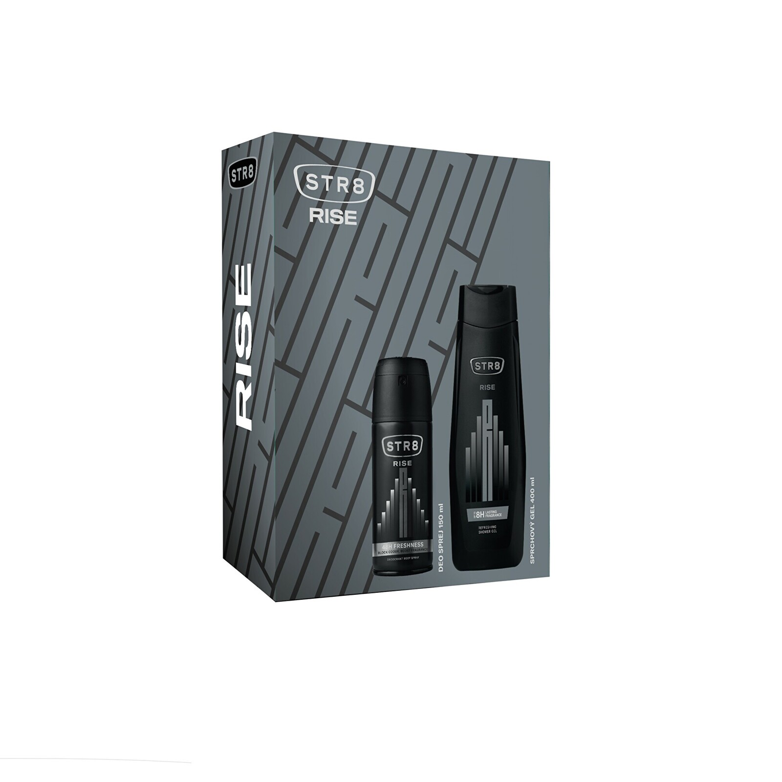 STR8 Rise - dezodorant v spreji 150 ml + sprchový gél 400 ml