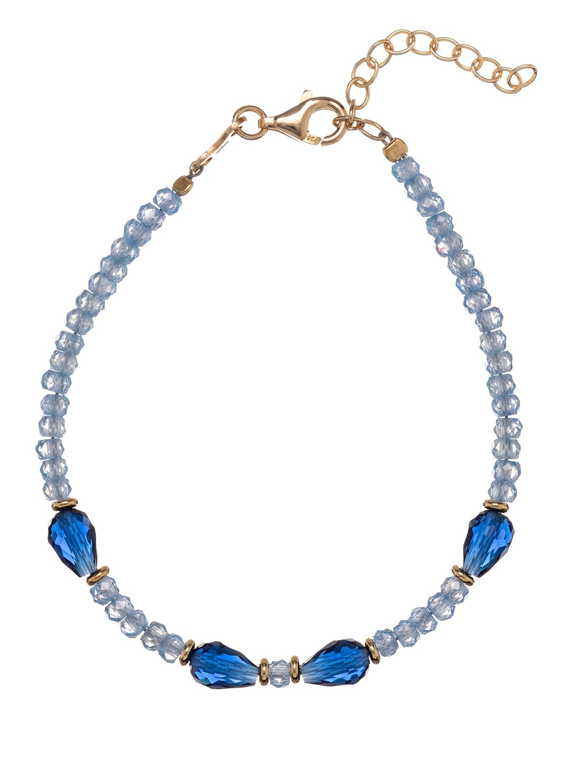 Alisia Blyštivý náramok s kryštálmi a zirkónmi AL5222.01.000