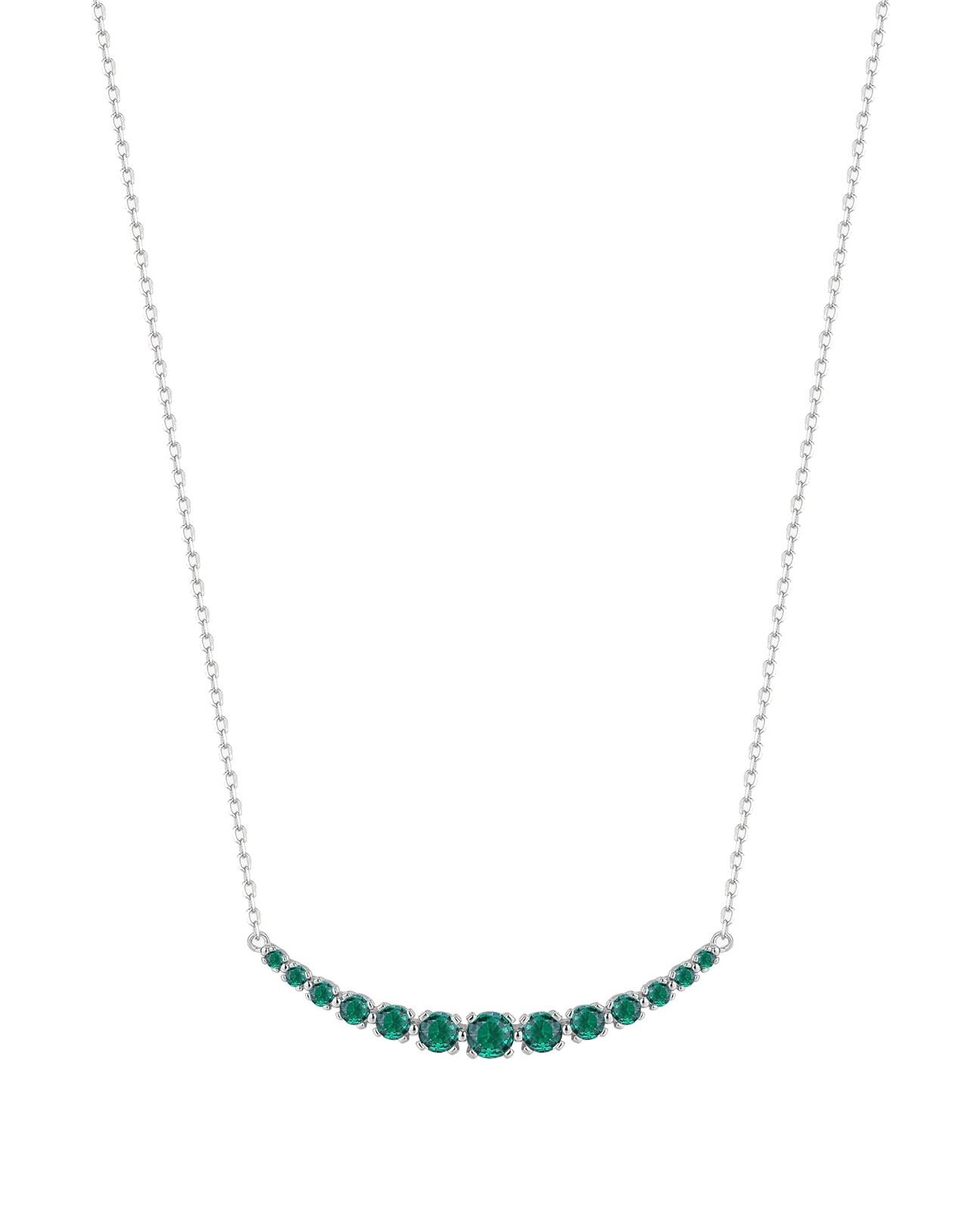 Brosway Elegantný náhrdelník zo striebra Fancy Life Green FLG130