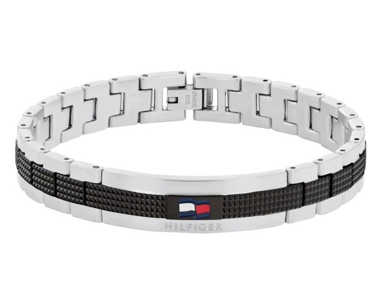 Tommy Hilfiger Moderný bicolor náramok z ocele Nelson H-Link 2790643