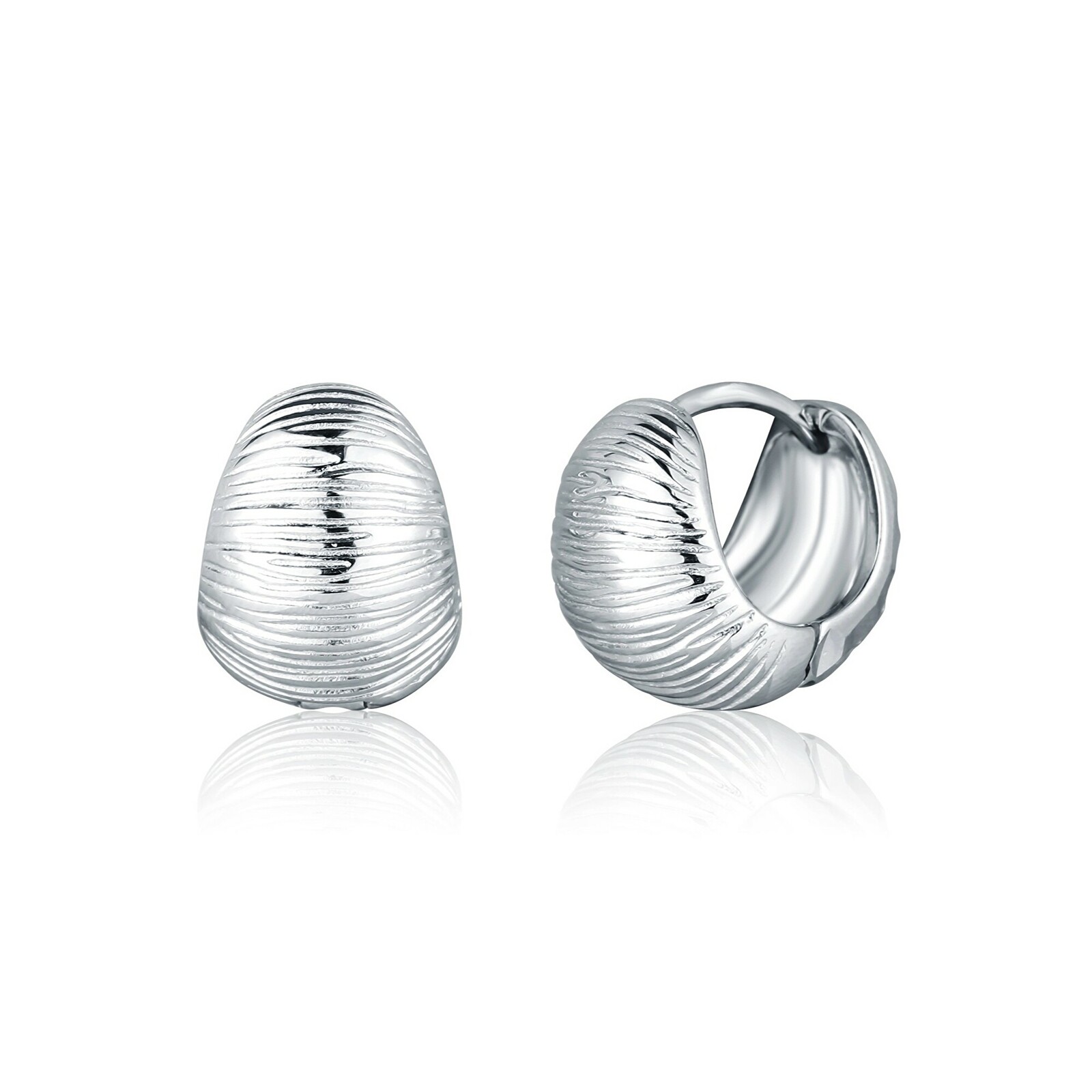 JVD Minimalistické strieborné kruhové náušnice SVLE2842X610000