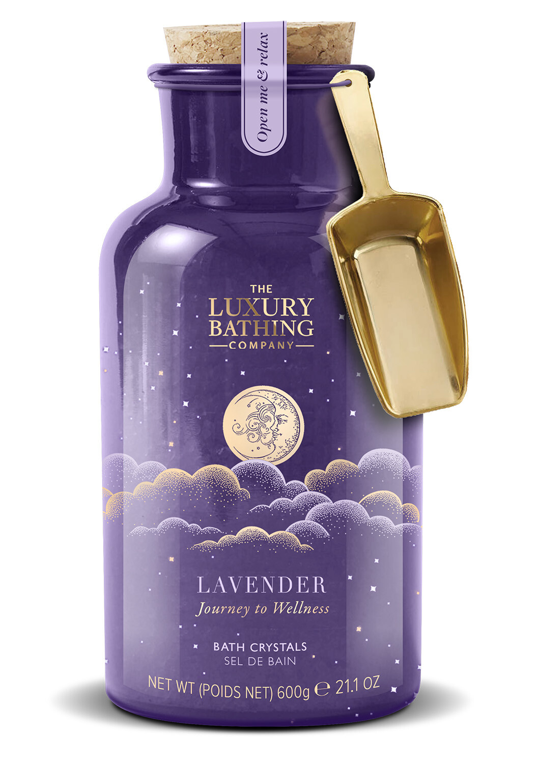 The Luxury Bathing Company Kryštály do kúpeľa Levanduľa (Bath Crystals) 600 g