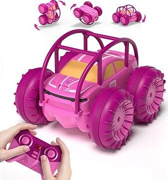 Maxtronic RC obojživelné auto pre dievčatá s LED