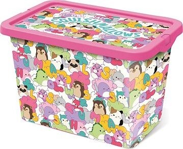 STOR Squishmallows úložný box s vekom – 7 l
