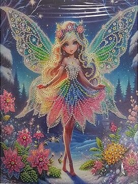 NORIMPEX Zimní víla 23 × 30 cm