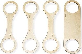 BaaVi Drevené mostíky Balance Play sada 3 + 1