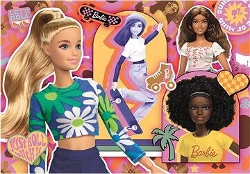 CLEMENTONI Barbie 104 dielikov