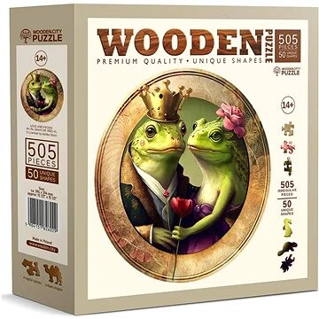WOODEN CITY Drevené puzzle Láska a žaby 505 dielikov