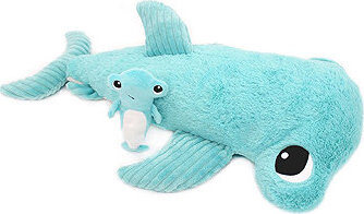 Les Déglingos Plyšový kladivák, mama s bábätkom, modrý