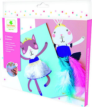 Sycomore Pockets zdobenie obrázkov pierkami a stuhami