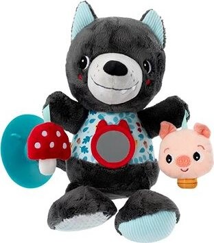 Lilliputiens, cestovná plyšová hračka s aktivitami, vlk Ludvík