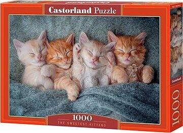 CASTORLAND Puzzle Sladké mačiatka 1000 dielikov