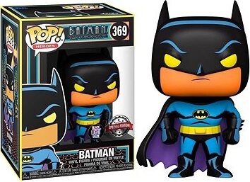 Funko Pop Heroes: DC- Batman (Black Light glow) special edition (369)