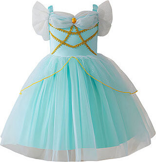 Princess Pohádkové šaty vel. 122 světlé - Princezna Jasmína