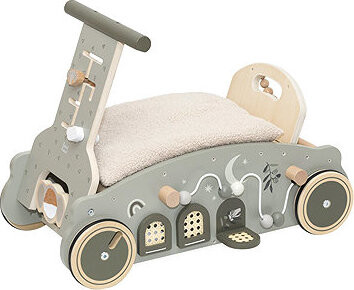 Label Label Hojdačka, chodúľka a vozidlo 3 v 1 Olive Green