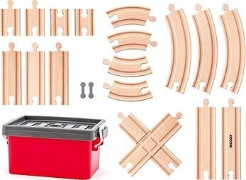 Woody Sada koľajníc v boxe 20 ks
