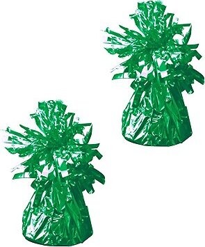 FOLAT Závaží - těžítko na balonky, zelené, 160 g, 2 ks