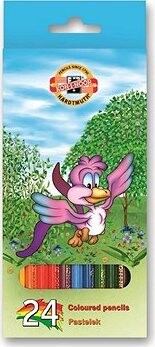 Koh-i-noor 3554/24 – školské pastelky Zebra – 24 ks