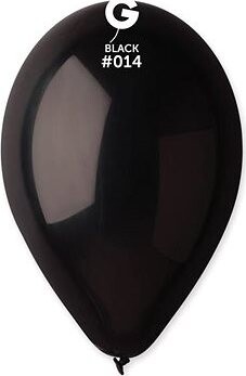 SMART BALLOONS 100 ks čierne 26 cm pastelové