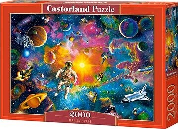 CASTORLAND Puzzle Človek vo vesmíre 2000 dielikov