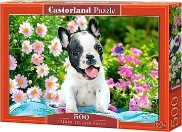 CASTORLAND Puzzle Šteňa francúzskeho buldočka 500 dielikov