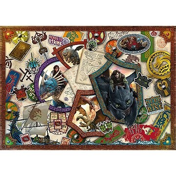 TREFL Puzzle Ako vycvičiť draka 1000 dielikov