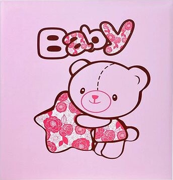 TRADAG Medvedík ružový, samolepiaci fotoalbum