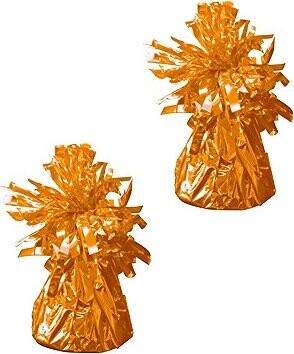 FOLAT Závaží - těžítko na balonky, oranžové, 160 g, 2 ks