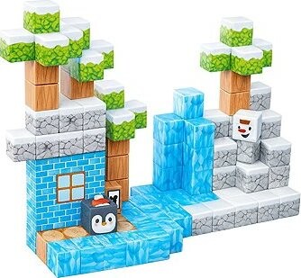 iMex Toys Magnetická stavebnice 113 ks ve stylu minecraft CH1312