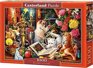 CASTORLAND Puzzle Mačiatka kúzelníci 1000 dielikov