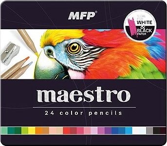 MFP Maestro kovová krabička 24 farieb