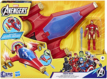 Avengers Iron Man Repulsor Blast Battle Jet