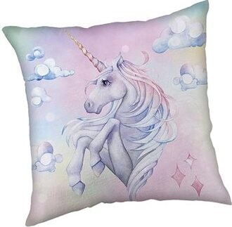 Jerry Fabrics Vankúšik Unicorn Rainbow 40 × 40 cm