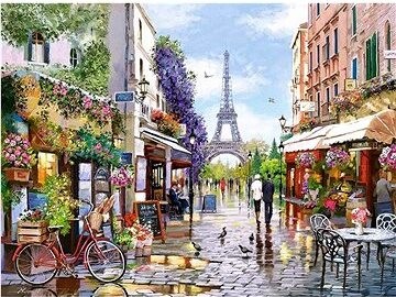 Castorland Puzzle Rozkvitnutý Paríž 3000 dielikov